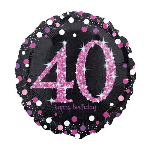 Folie Ballon Pink Sparkling Celebration