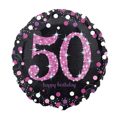Folie Ballon Pink Sparkling Celebration
