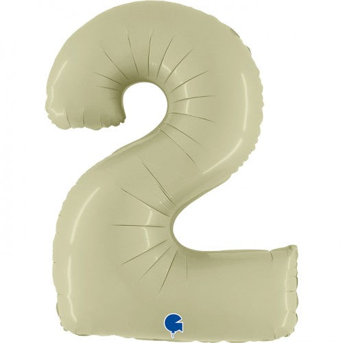 Helium folie cijfer olive green