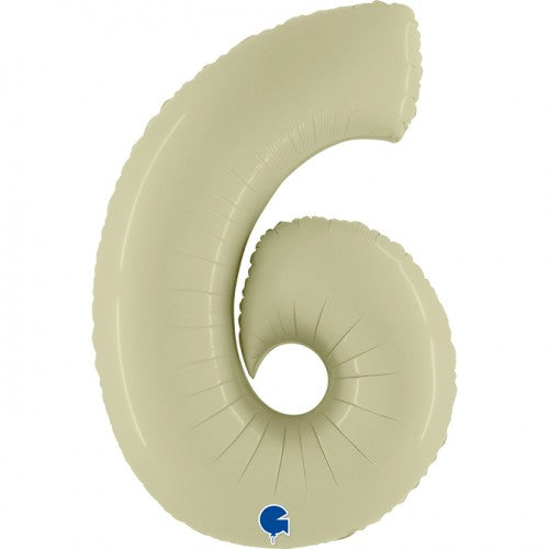 Helium folie cijfer olive green