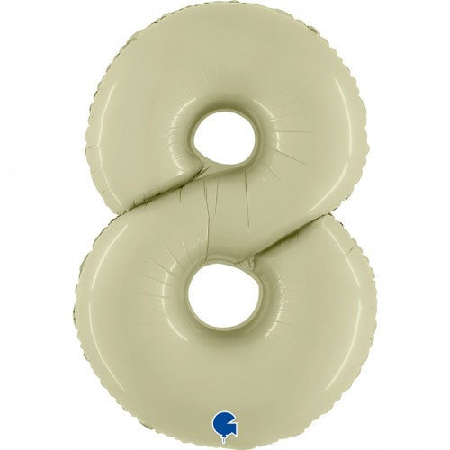 Helium folie cijfer olive green