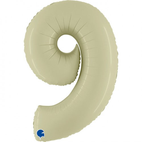 Helium folie cijfer olive green