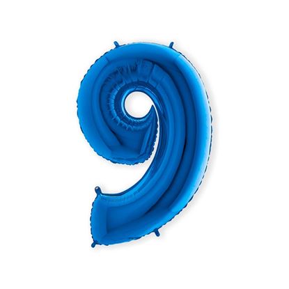 Folie Cijfer 102 cm licht blauw