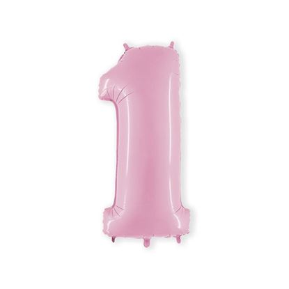 Folie Cijfer 102 cm roze