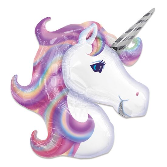 Satin Pearl Unicorn Head