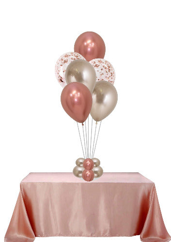 Ballonstandaard Met Ballonstokjes Chrome Kleur