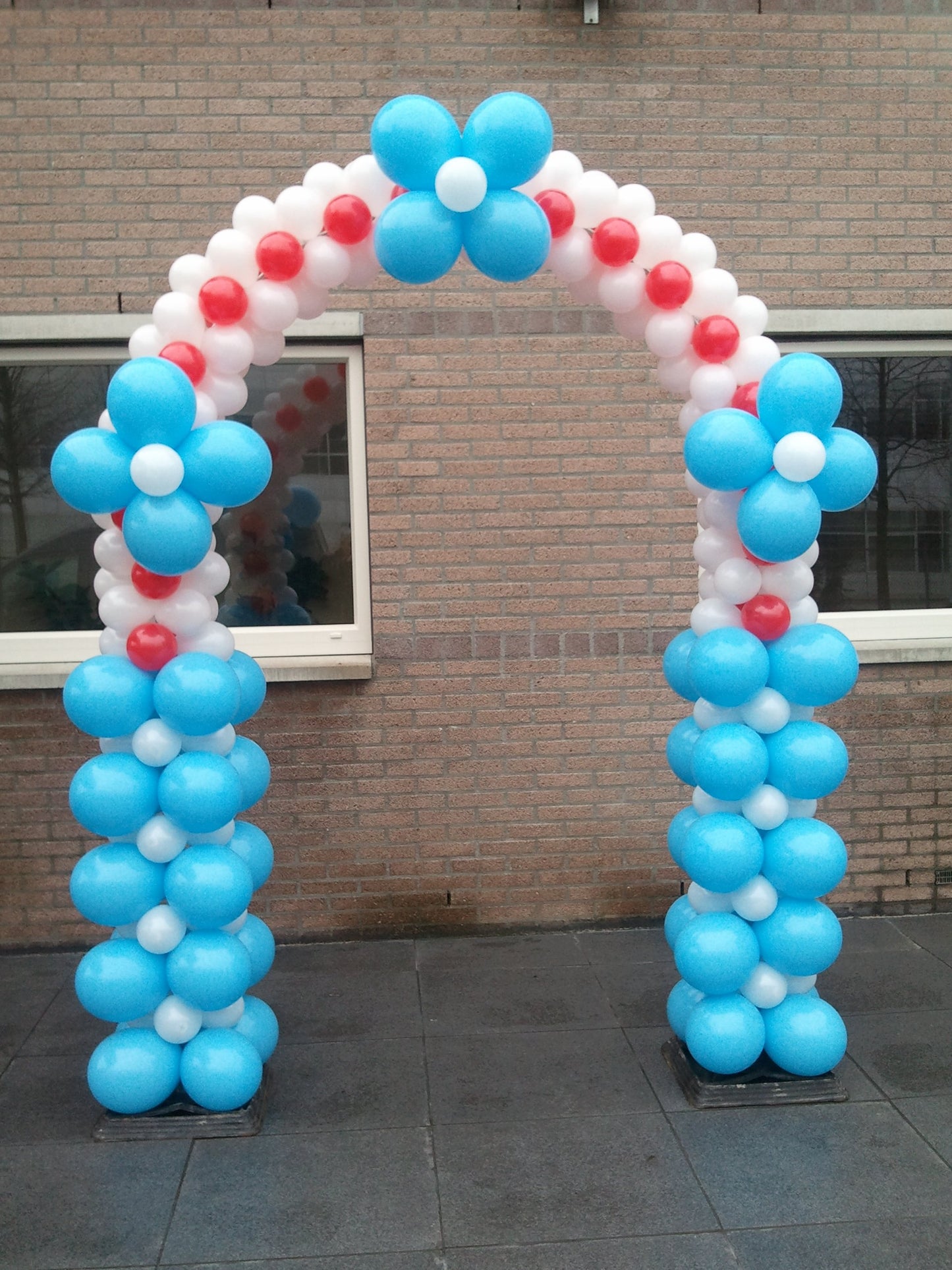 Ballonnenboog met 5 inch ballonnen