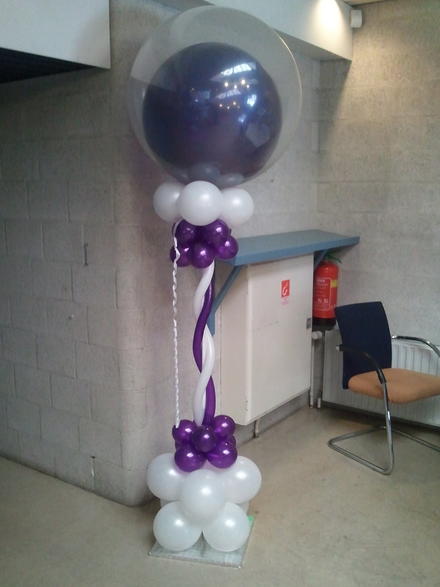 Ballonnen Pilaar Met Top Ballon