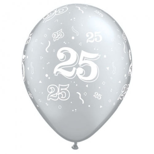 25 jaar bruiloft 11 inch (28 cm)