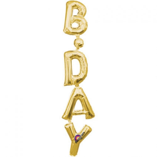 Kopie van Foliescript 'B-Day' Vertical