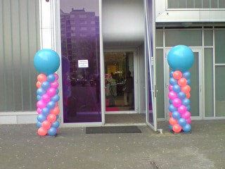 Ballonnen Pilaar Met Top Ballon