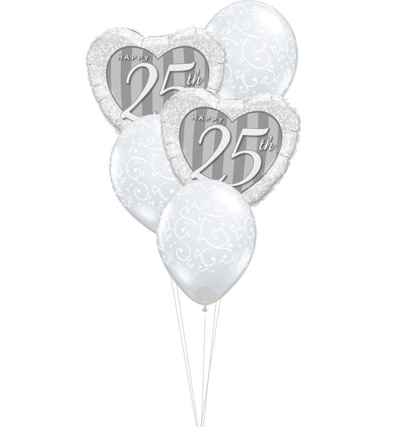 Happy 25Th Anniversary Ballonboeket
