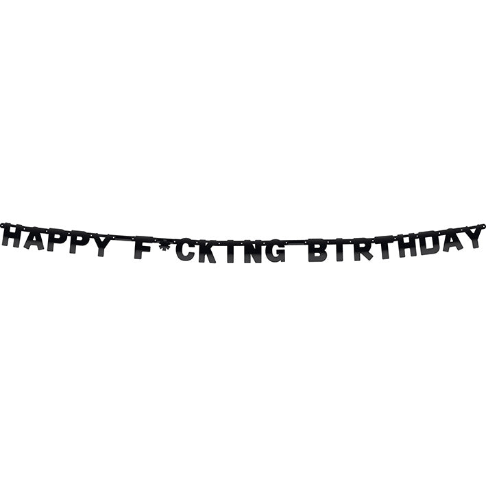 Letterslinger "Happy F*cking Birthday"