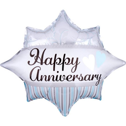 Elegant Happy Anniversary Burst