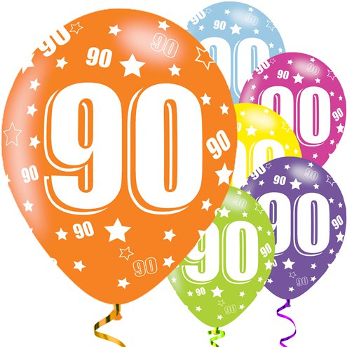 Latex bedrukt 90 Jaar