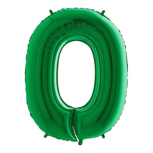 Helium folie cijfer groen