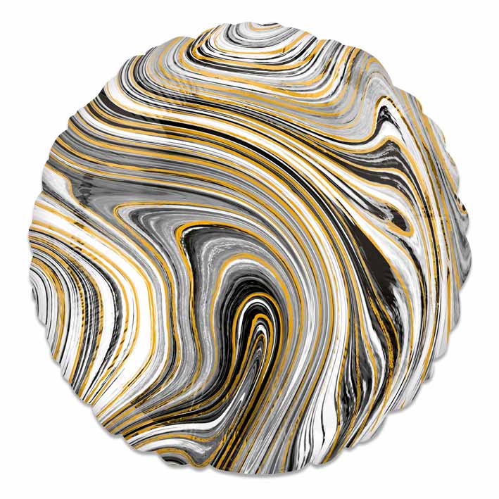 Folieballon Marblez rond