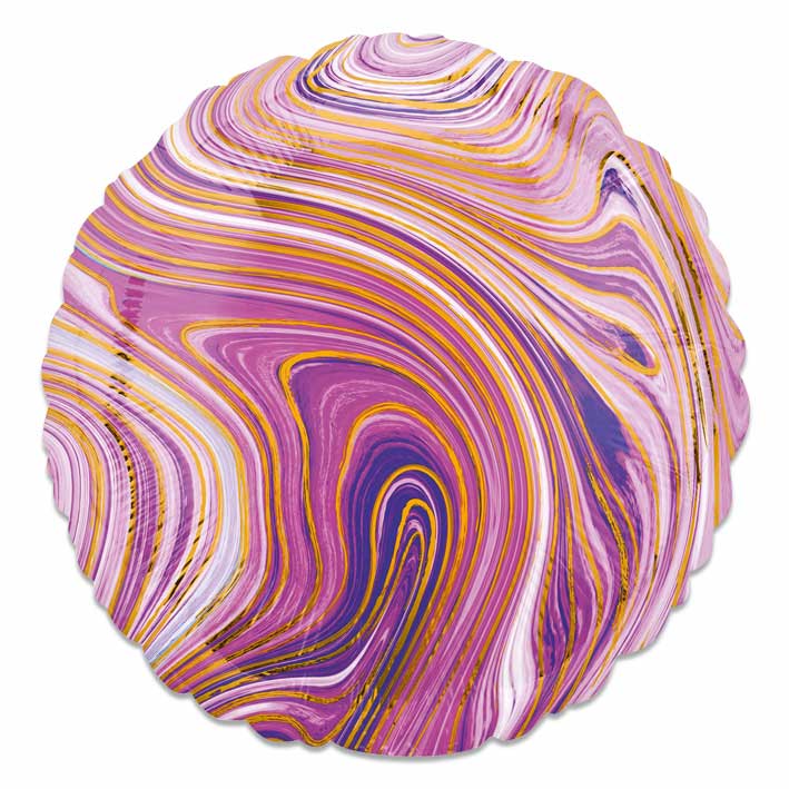 Folieballon Marblez rond