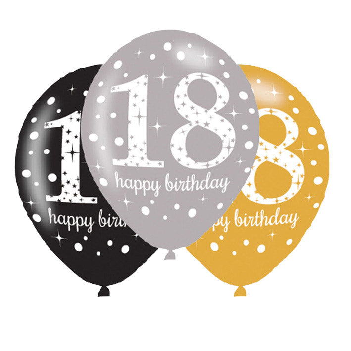 Latex bedrukt 18 Jaar
