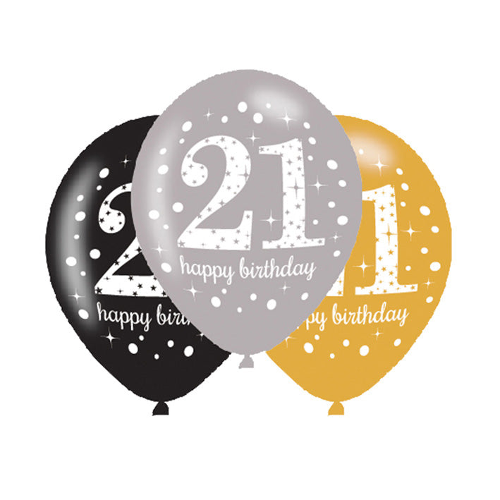 Latex bedrukt 21 Jaar