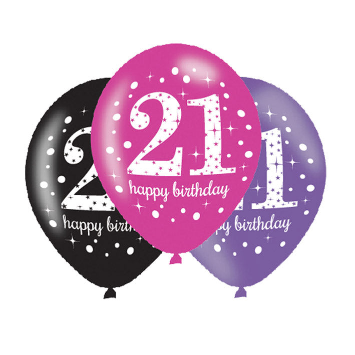 Latex bedrukt 21 Jaar