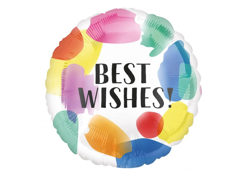 Best Wishes - Painted Swoosh