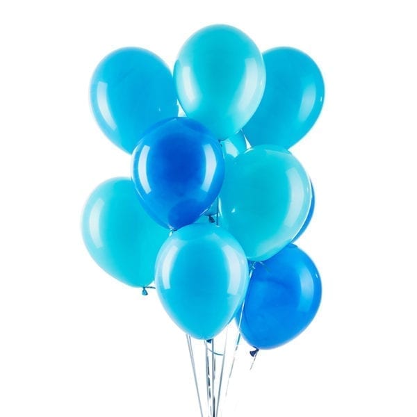 Ballonboeket Mix Blauw