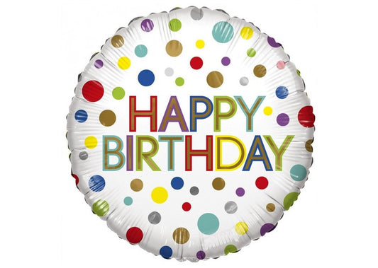 Happy Birthday - Color Dots