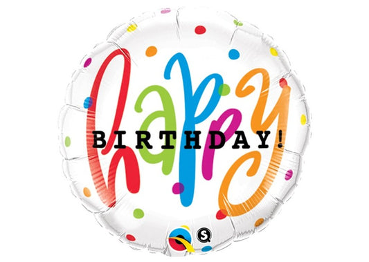 Happy Birthday - Colorful Dots