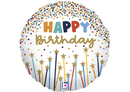 Happy Birthday - Star Candles