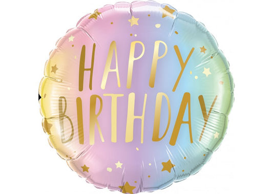 Happy Birthday Ombre Colors