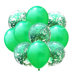 Ballonboeket Confetti Groen