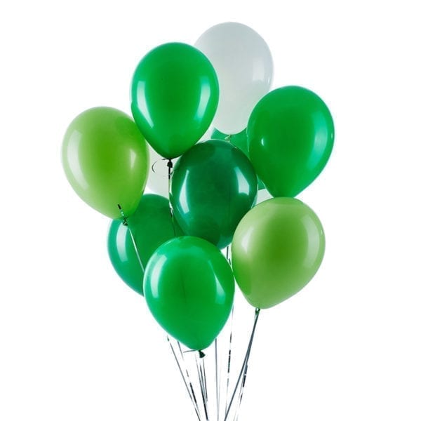 Ballonboeket Mix Green