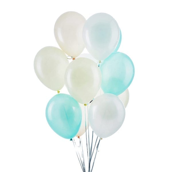 Ballonboeket Mix Mint