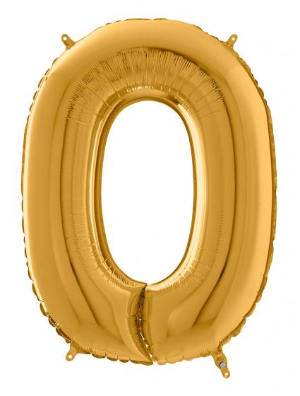 Folie Cijfer 102 cm goud