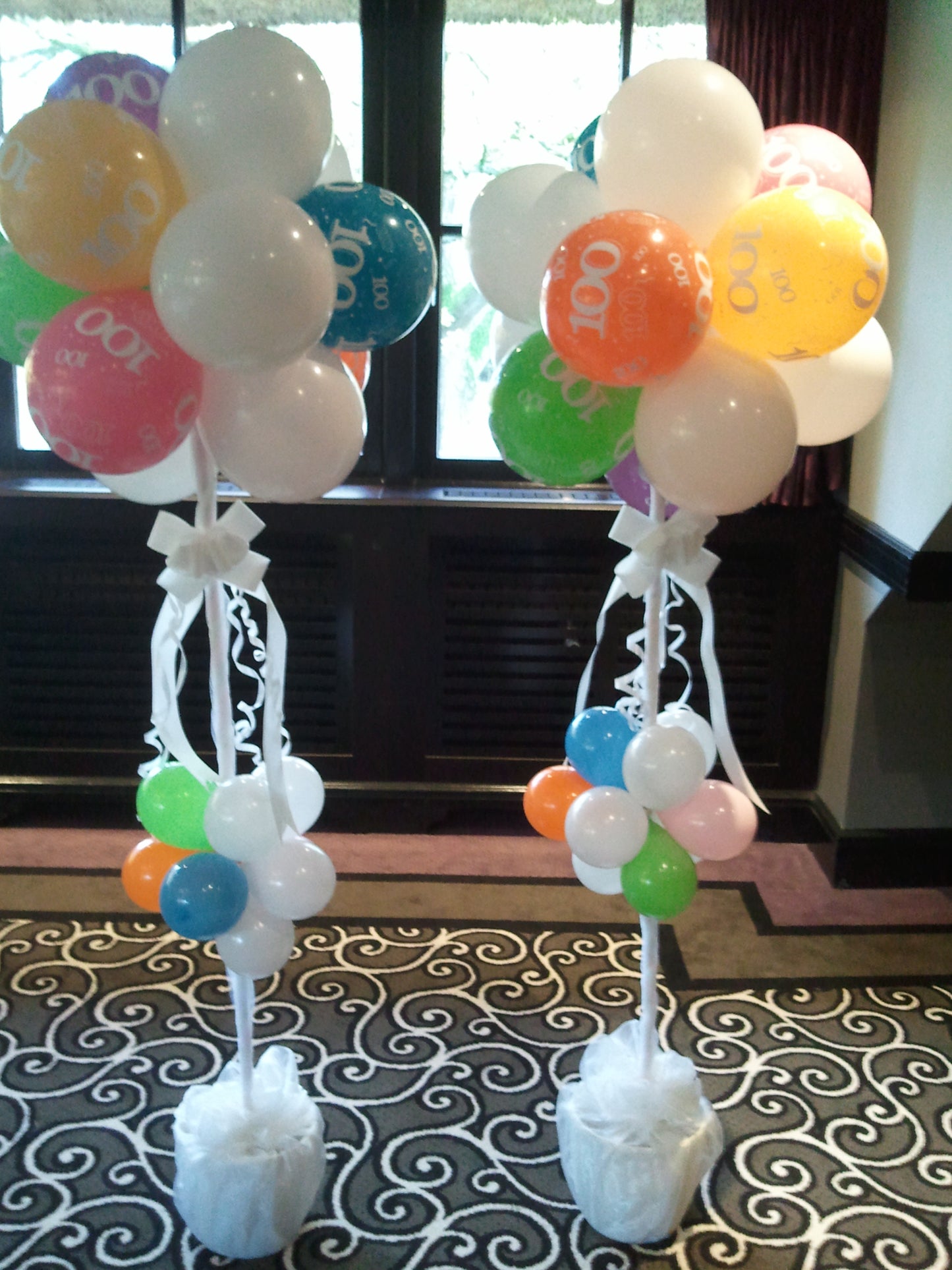 Ballonnen Pilaar Met Top Ballon