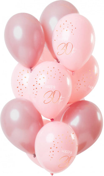 Ballonnen Elegant Lush Blush 30 Jaar