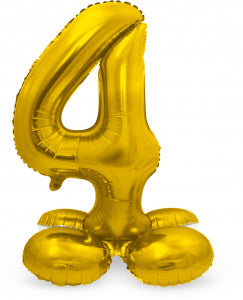 Folie Cijfer Standup 72 cm goud