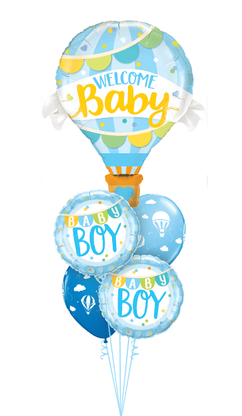 Hot Air Baby Boy Ballonboeket