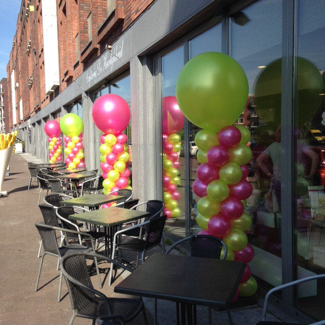 Ballonnen Pilaar Met Top Ballon