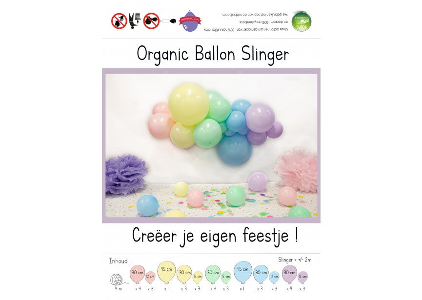 Ballonslinger Organic Pastel