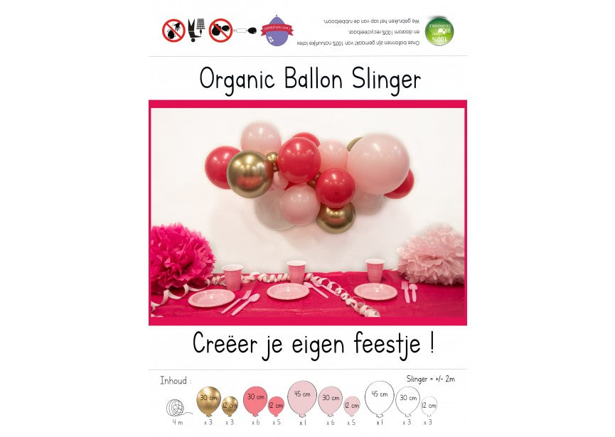 Ballonslinger Organic Pink