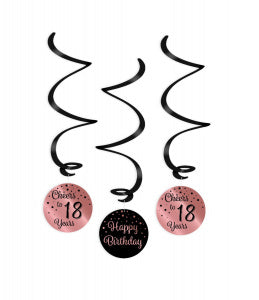 Swirlslingers zwart/roze