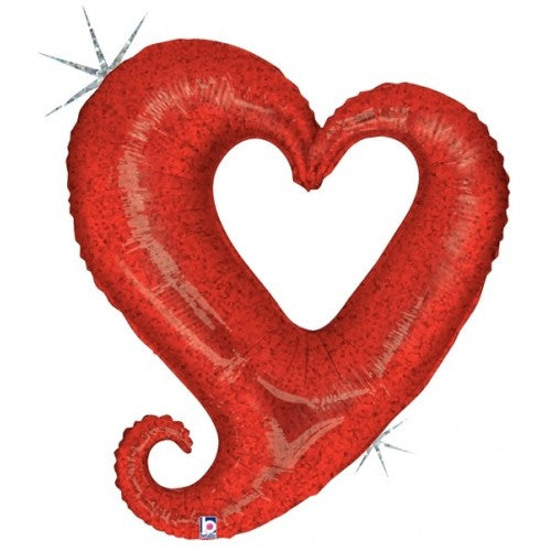 Chain Heart - Red