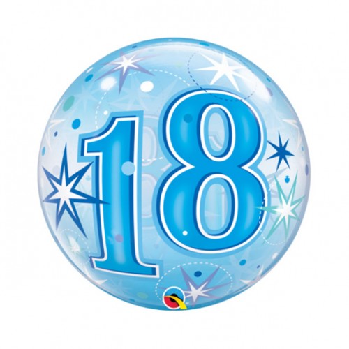 Bubble Ballon Starburst Sprinkle Blue