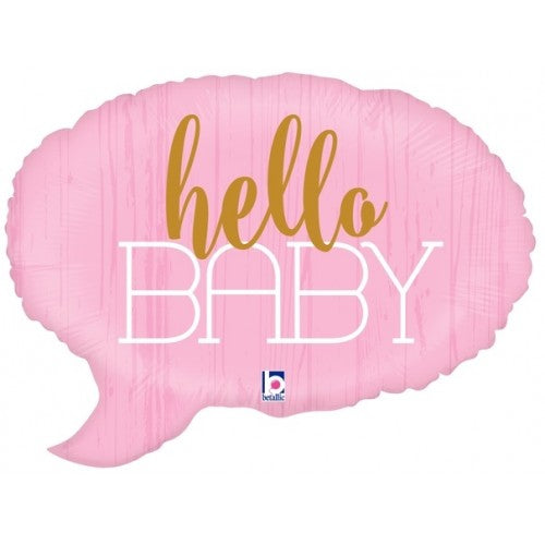 Hello Baby Speech Bubble
