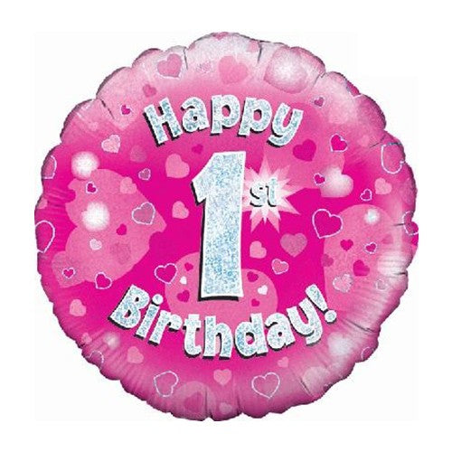 Folie ballon Holographic Pink or Blue