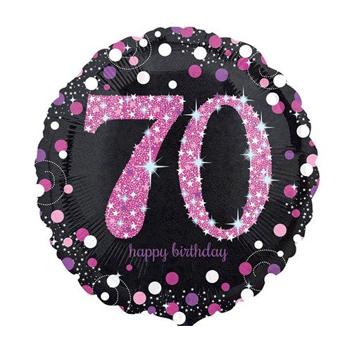 Folie Ballon Pink Sparkling Celebration