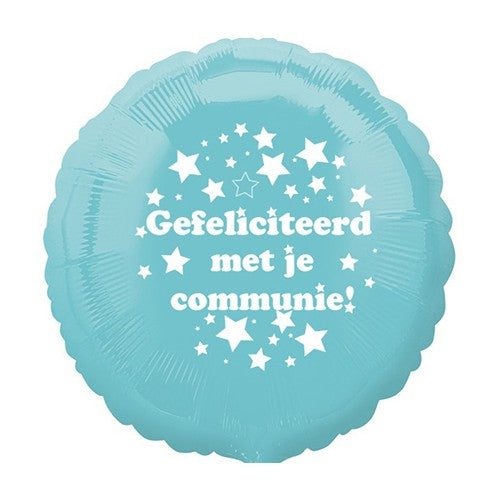 Gefeliciteerd Met Je Communie -  Blauw
