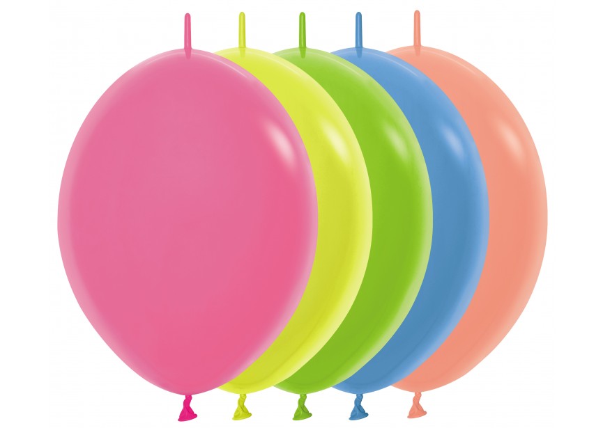 Mix colors Link O Loon ballonnen 12 inch (30cm)